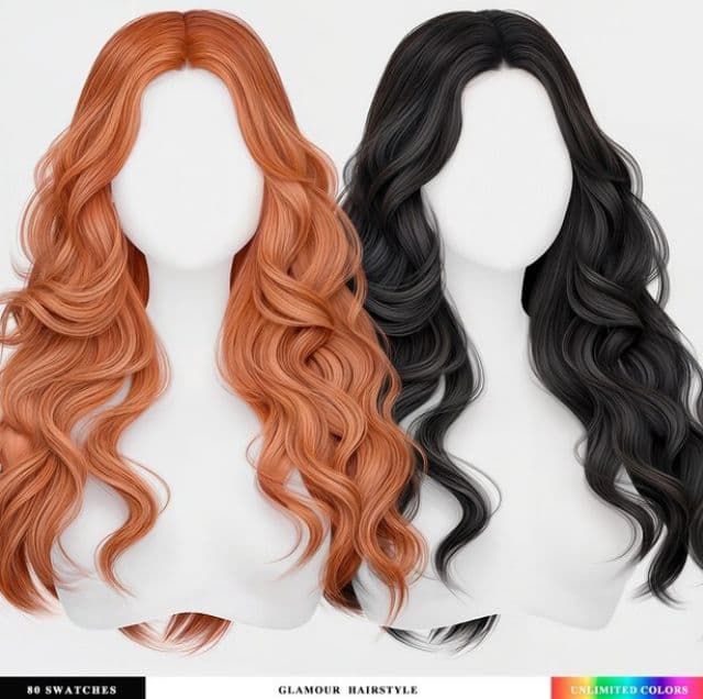 Скриншот мода Прическа Glamour Hairstyle